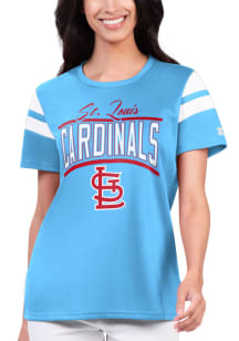 Starter St Louis Cardinals Womens Light Blue Winning Team T-Shirt