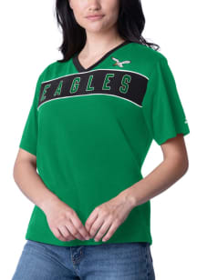 Starter Philadelphia Eagles Womens Kelly Green Game Day Short Sleeve T-Shirt