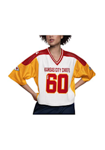 Kansas City Chiefs Womens Starter Game Score Fashion Football Jersey - White