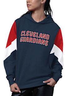 Starter Cleveland Guardians Womens Red Scrimmage Hooded Sweatshirt