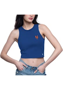 Starter New York Mets Womens Blue Show Up Tank Top