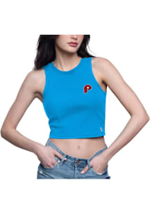 Starter Philadelphia Phillies Womens Light Blue Show Up Tank Top