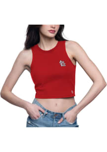 Starter St Louis Cardinals Womens Red Show Up Tank Top