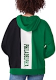 Starter Philadelphia Eagles Womens Kelly Green Power Move Hooded Sweatshirt
