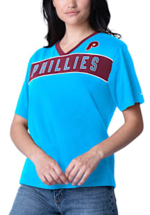 Starter Philadelphia Phillies Womens Light Blue Game Day Short Sleeve T-Shirt