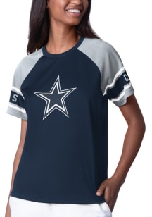 Dallas Cowboys Womens First Rounder Fashion Football Jersey - Navy Blue