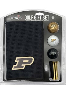 Black Purdue Boilermakers Microfiber 16x40 Golf Gift Set
