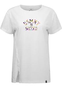 Levelwear USMNT Womens White Influx Pride Arch 25 Short Sleeve T-Shirt