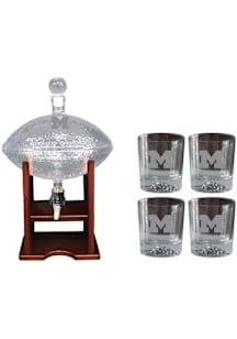 Michigan Wolverines Football Decanter Set