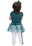 Philadelphia Eagles Infant Girls Teal #1 Fan Set Top and Bottom