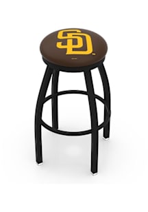 San Diego Padres Black Pub Stool - Black