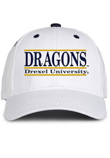 Drexel Dragons Classic Bar Adjustable Hat - White