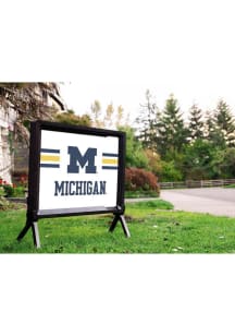 Navy Blue Michigan Wolverines M Logo Yardsy Light Up Yard Sign