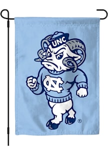 North Carolina Tar Heels MASCOT Garden Flag - Light Blue