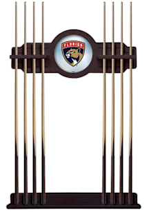 Florida Panthers Solid Wood Cue Rack Pool Table