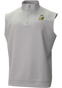 Mens Oregon Ducks Grey Columbia Heat Seal Wickham Hills Vest