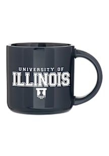 Illinois Fighting Illini 14 oz Cora Ceramic Mug - Navy Blue