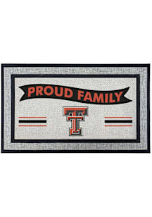 Texas Tech Red Raiders Proud Family 18x30 Door Mat