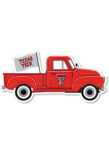 Texas Tech Red Raiders 2" Truck Dizzler Stickers - Red