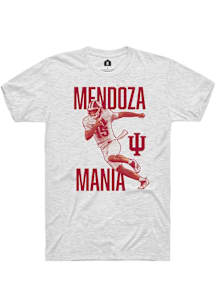 Indiana Hoosiers Ash Rally Mendoza Mania Short Sleeve Player T Shirt