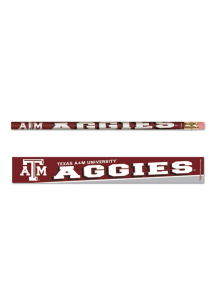 Texas A&amp;M Aggies 6 Pack Pencil