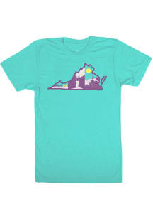 Bozz Prints Virginia Green Layers Short Sleeve T Shirt