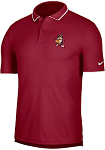 Nike Iowa State Cyclones Mens Cardinal Basketball Cy Short Sleeve Polo