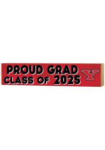 KH Sports Fan Youngstown State Penguins 3x13 Block Sign Class of 2025 Sign - Red
