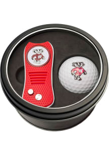 Red Wisconsin Badgers Switchblade Golf Ball Golf Gift Set