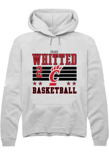 Paige Whitted Rally Mens White Cincinnati Bearcats NIL Striped Player Hood