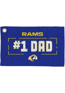 Los Angeles Rams #1 Dad Waffle Golf Towel