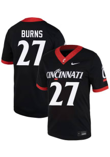 Taizaun Burns Nike Mens Black Cincinnati Bearcats NIL Name And Number Football Jersey