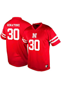 Genuine Collective Nebraska Cornhuskers Red NIL Football Jersey