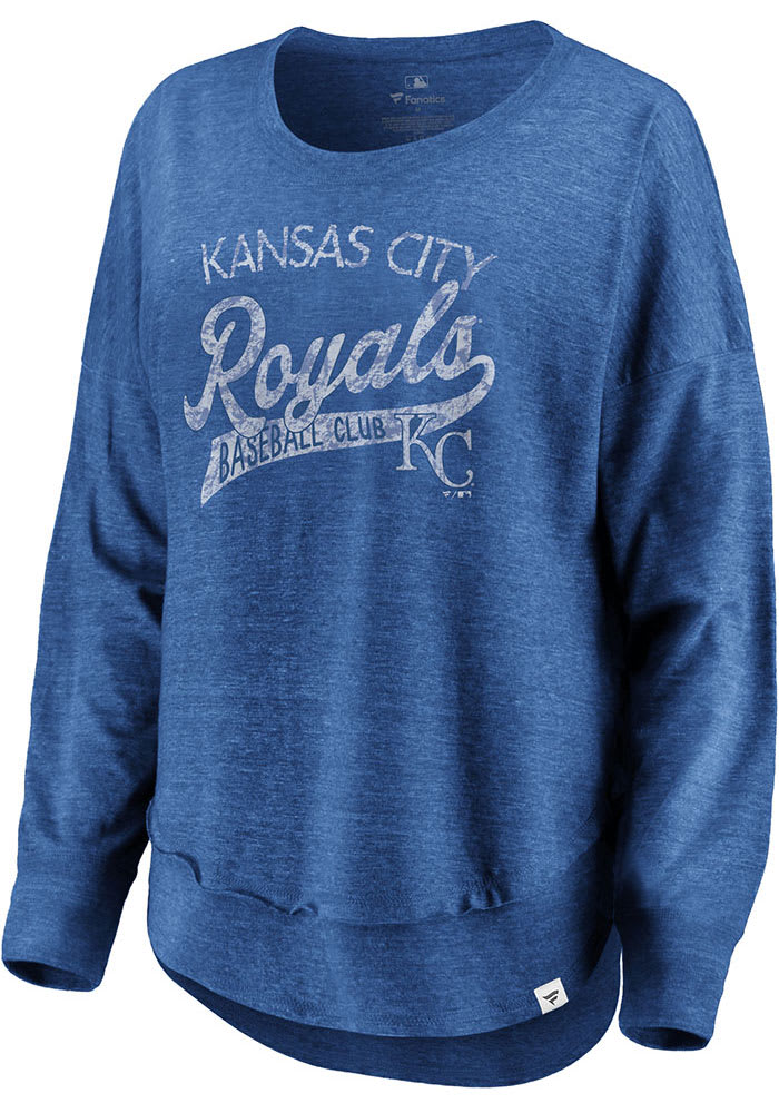 Kansas City Royals Womens Blue Amaze LS Tee