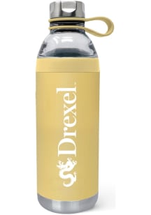 Yellow Drexel Dragons Team Logo Stainless Steel Bottle