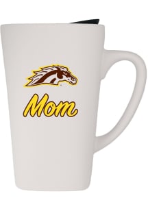 White Western Michigan Broncos 16oz Soft Touch Mom Ceramic Mug