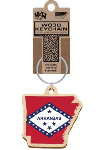 Arkansas State Shape Keychain