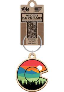 Colorado Mountains Keychain