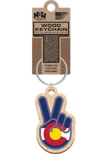 Colorado Peace Flag Keychain