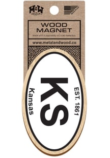 Kansas Oval Magnet