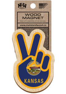 Kansas Peace Flag Magnet