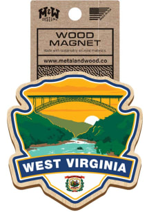 West Virginia Scene Banner Magnet