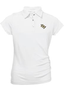 UCF Knights Girls Pink Brighton Short Sleeve Polo