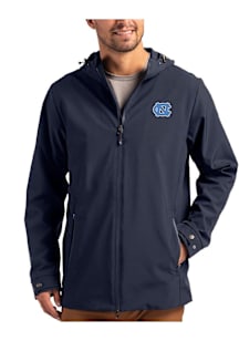 Cutter and Buck North Carolina Tar Heels Mens Navy Blue Camano Light Weight Jacket
