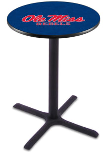 Ole Miss Rebels Cross Base Pub Table