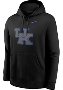 Nike Kentucky Wildcats Mens Black Color Pop Long Sleeve Hoodie