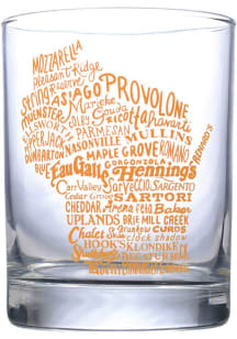 Wisconsin 13.5oz Cheese Makers Rock Glass