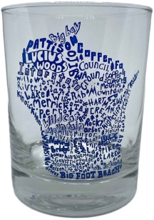 Wisconsin 13.5oz State Parks Rock Glass - Blue