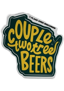 Wisconsin Couple Two Tree Stickers