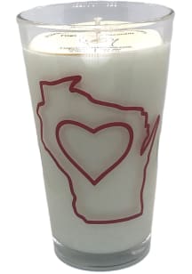 Wisconsin HomeLove Red Candle